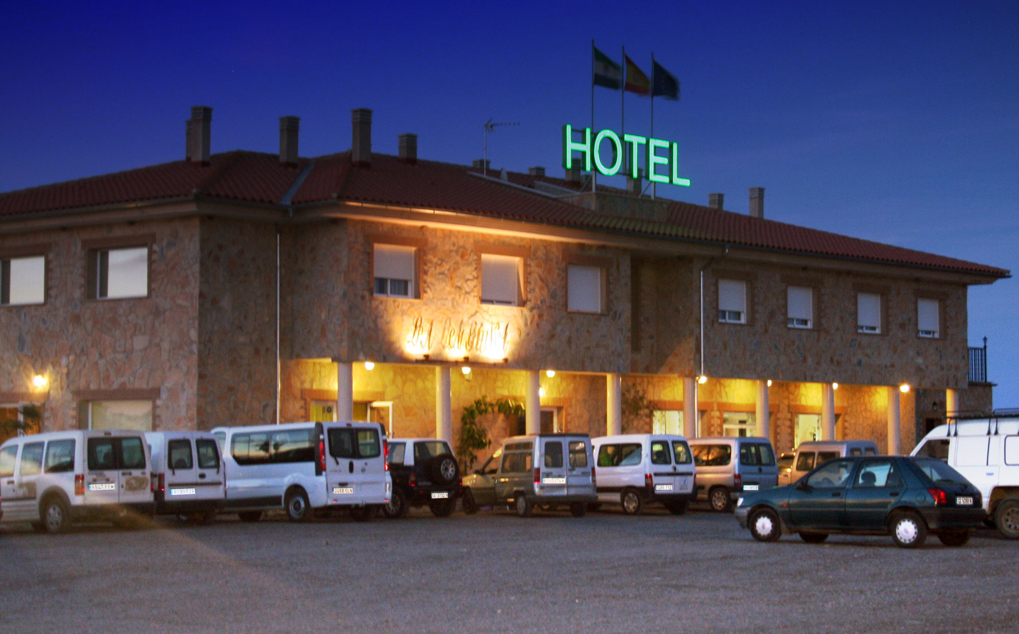 Hotel Sostenible La Laguna Brozas Exterior foto